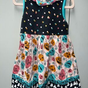 Matilda Jane Polka Dot and Pumpkin Dress